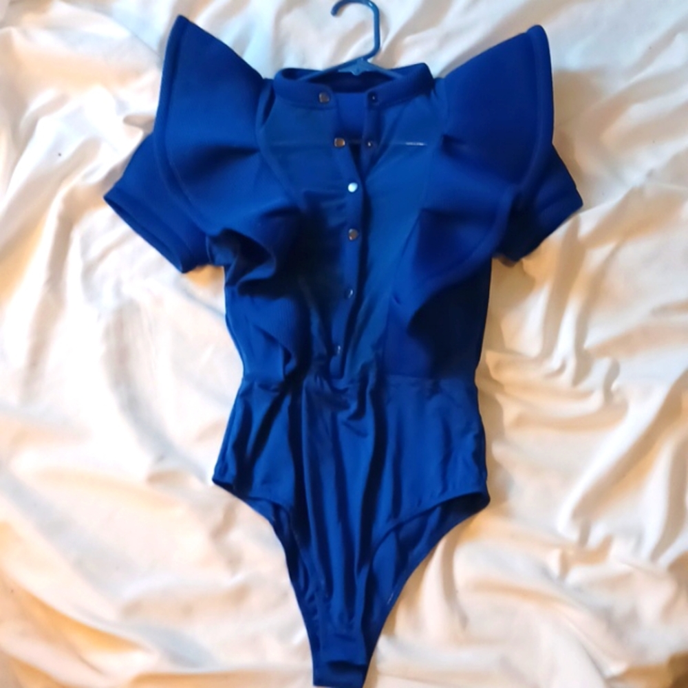 Blue Body Suit